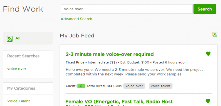 amazon voice over jobs