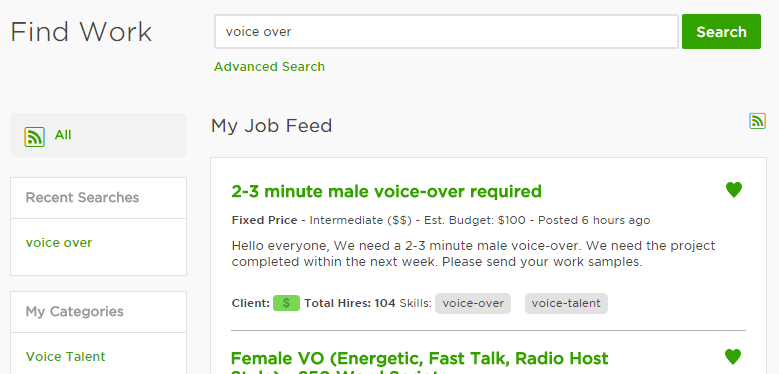 Voice Acting Jobs - Find Voice Over Jobs Online