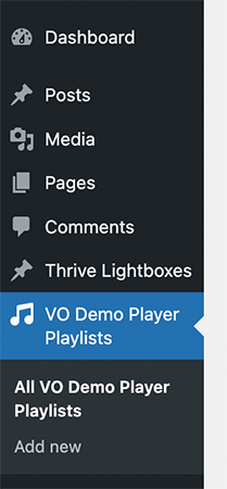 VO Demo Player Plugin